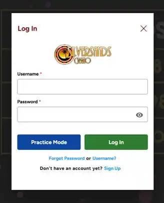 Silversands Casino Login