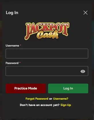 Jackpot Cash Casino Login