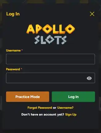 Apollo Slots Casino Login