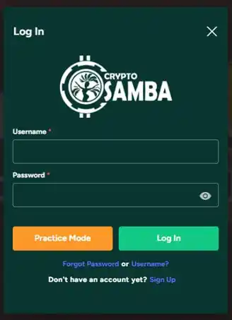Cryptosamba Casino Login
