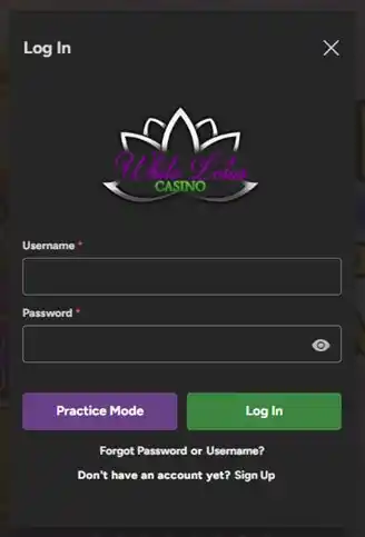 White Lotus Casino Login