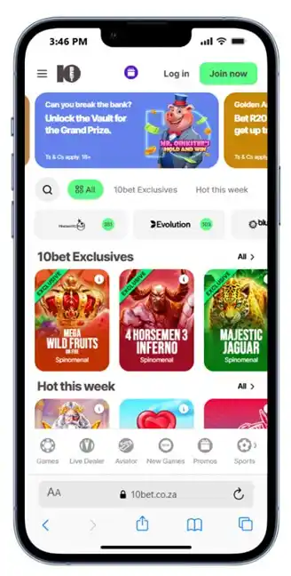 10Bet on Mobile
