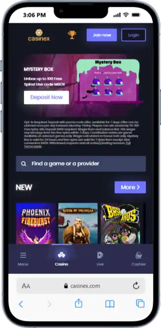 Casinex Mobile