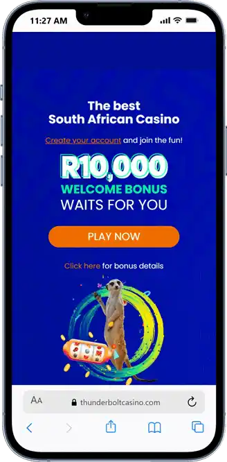 Thunderbolt Casino on Mobile