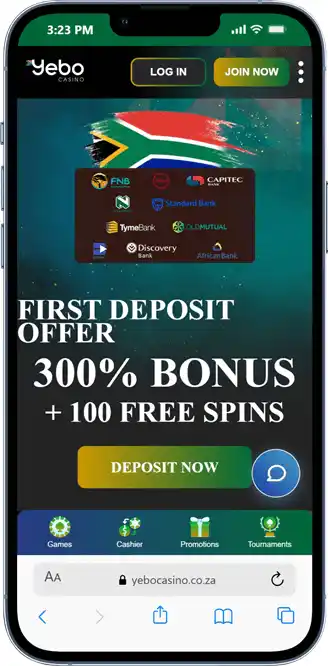 Yebo Casino on Mobile