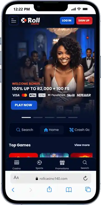 Roll Casino on Mobile