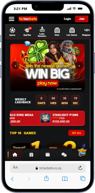 Tic Tac Bets on Mobile