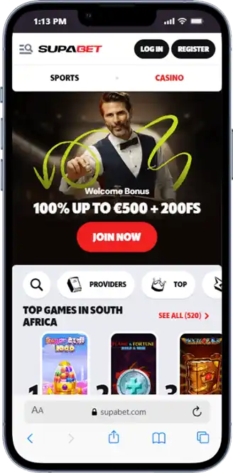 Supabet on Mobile
