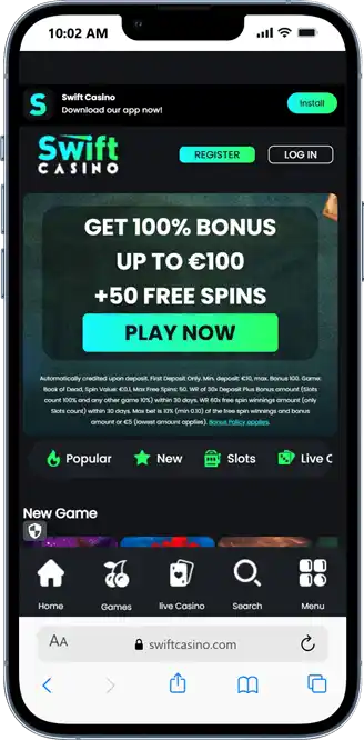 Swift Casino on Mobile