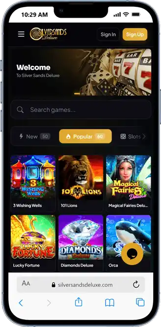 Silversands Deluxe on Mobile