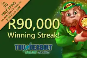 Winning Streak on Lucky 6 Slot at Thunderbolt Casino