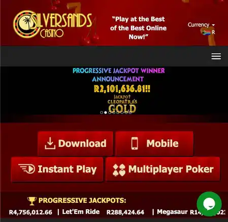 How to access SilverSands Casino lobby