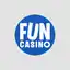 Logo image for fun casino fun casino circle blue logo