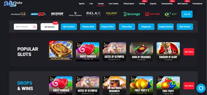 Mystake casino live games