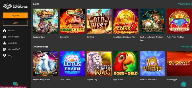 casino superlines slots