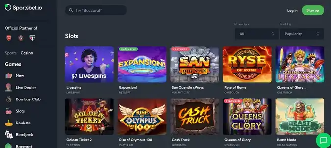 Sportsbet.io slots