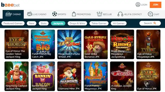 Bzeebet Jackpots