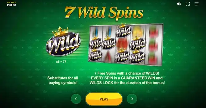 777 Strike Slot Wild Spins