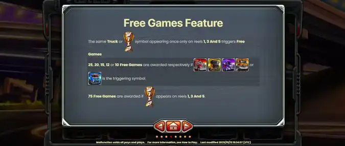 Wild Trucks Slot Free Spins