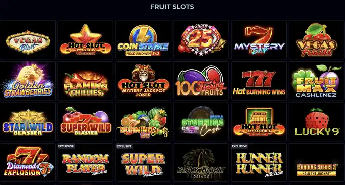 westpoint casino fruit slots