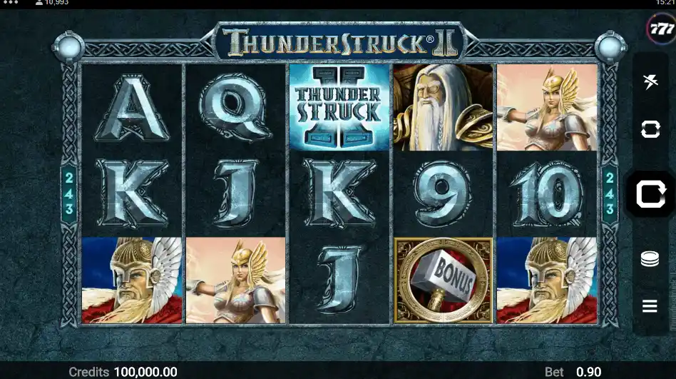 Thunderstruck II Slot Demo