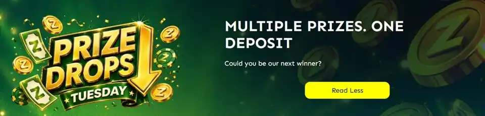 ZARbet Prize Drops Tuesday