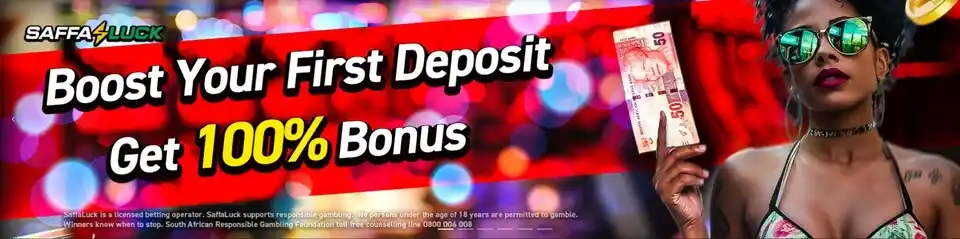 SaffaLuck First Deposit Bonus