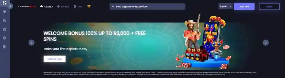 Lekkerbets Welcome Bonus