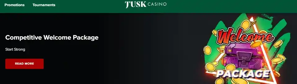Tusk Casino Welcome Bonus