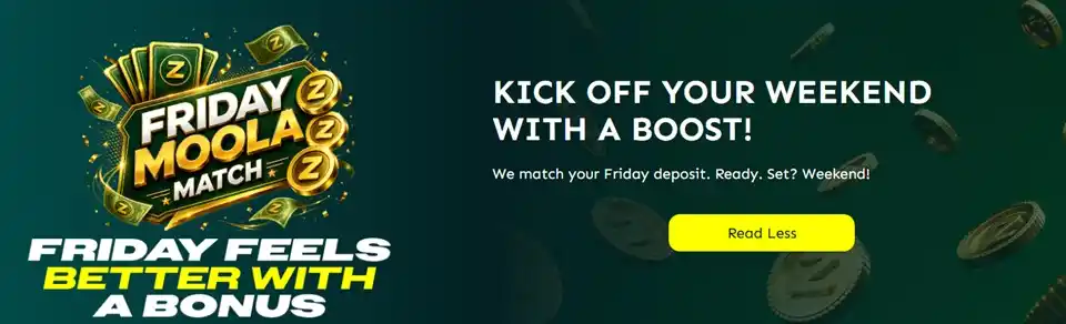 ZARbet Friday Moola Match