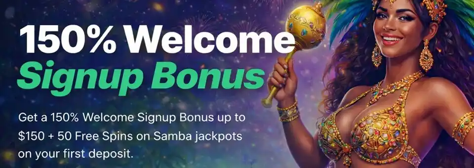 Cryptosamba Casino Welcome Bonus
