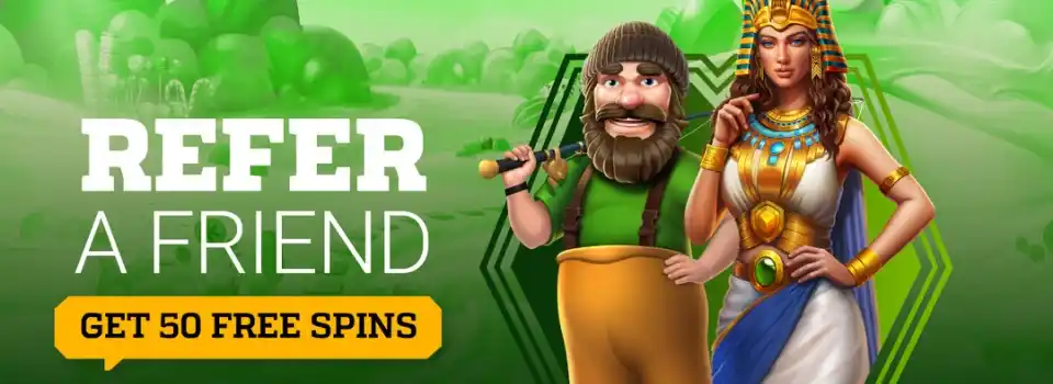 Playa Bets Refer a Friend 50 Free Spins Bonus