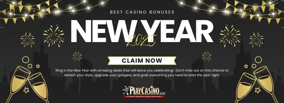 Online Casino New Year Bonus banner 2024/2025