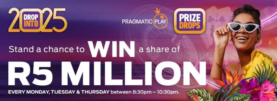 Win your share of R5 Million at Hollywoodbets with Pragmatic Play Prize Drops