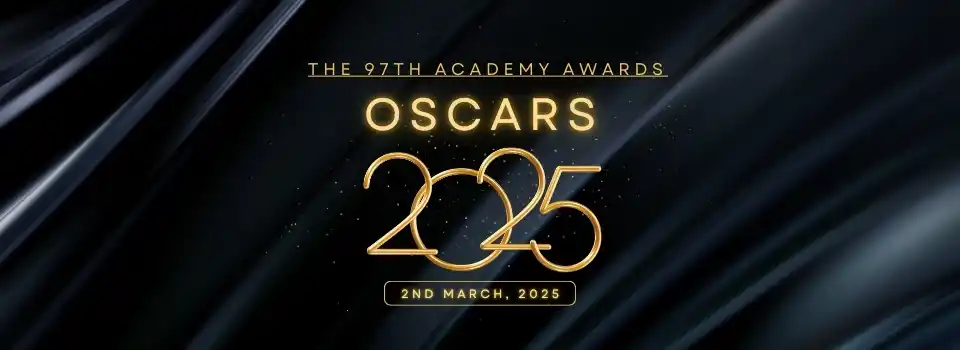 Promo banner for the 97th Academy Awards 2025