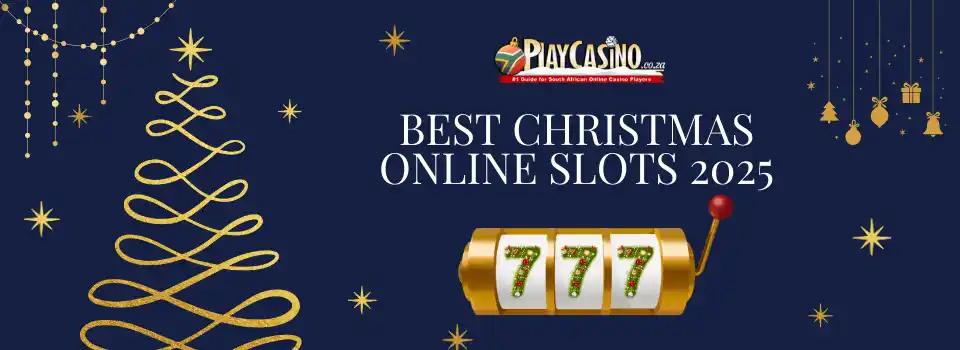 Promo banner for best Christmas online slots in 2025