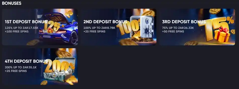Spinarium Casino Welcome Bonus