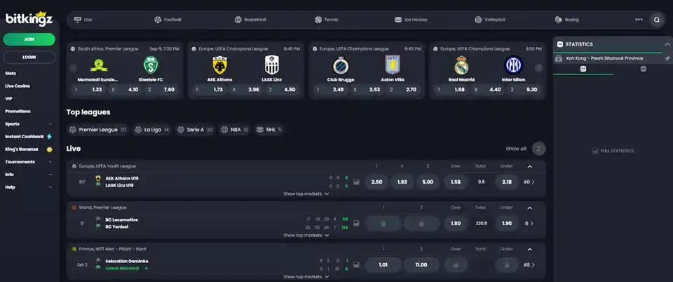 Bitkingz Sports Betting