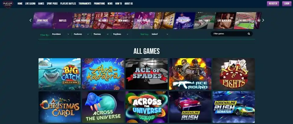 PlayLive Casino Games