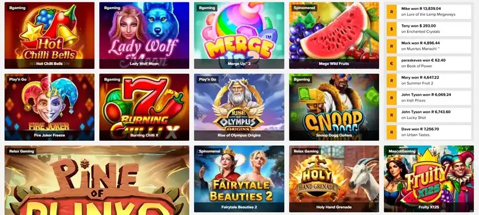 Tusk Casino Games