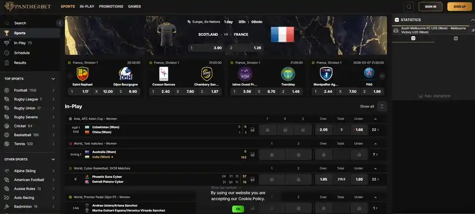 Pantherbet Sportsbook