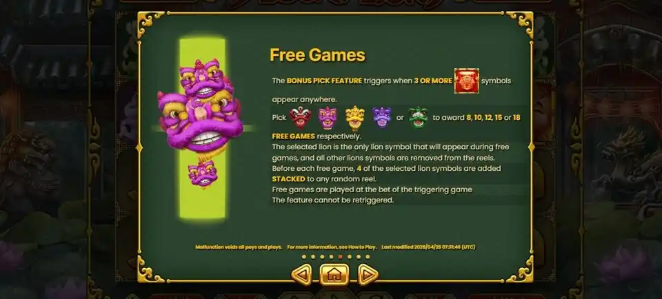 5 Lucky Lions Slot Free Games