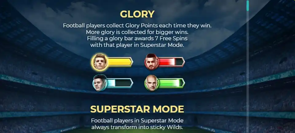 Football Glory Slot Modes