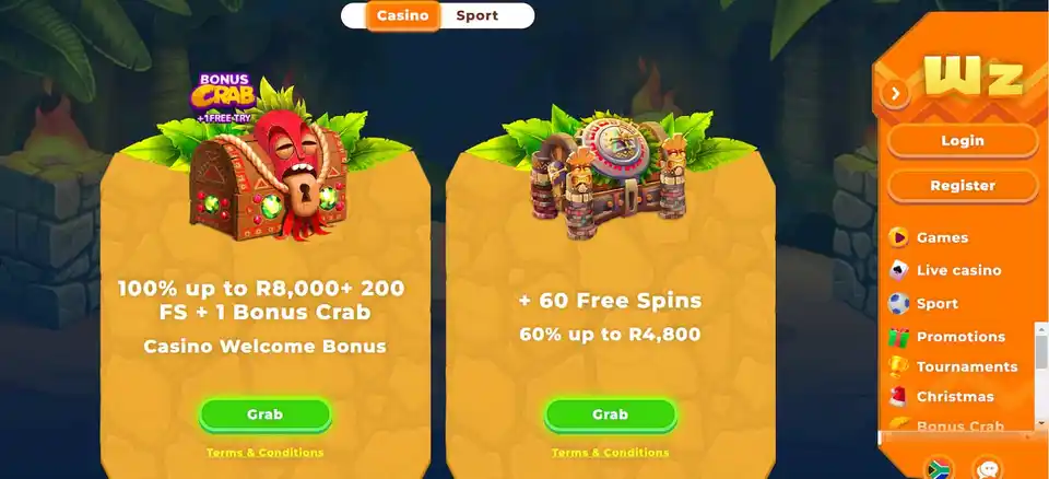 Wazamba Casino Promotions