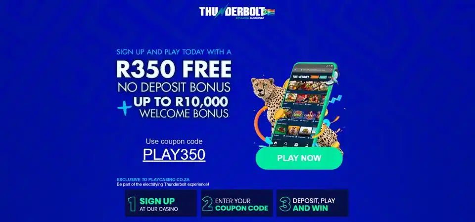 Thunderbolt Casino Welcome bonus