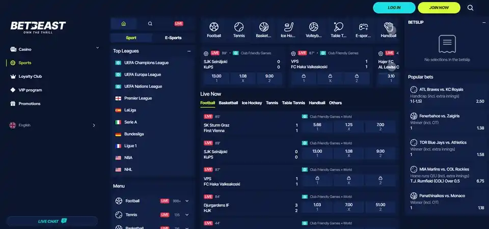 Betbeast Casino Sports Betting