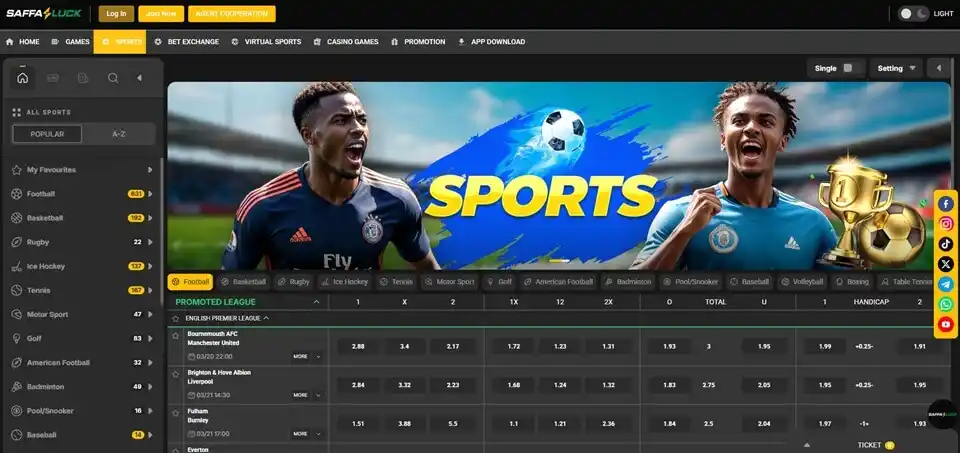 SaffaLuck Sports Betting