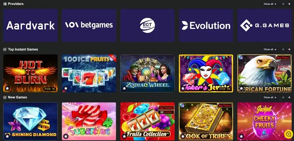 Easybet Games