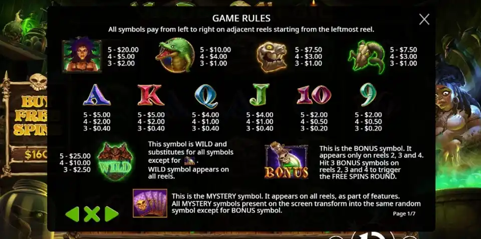 Voodoo Magic Slot Symbols
