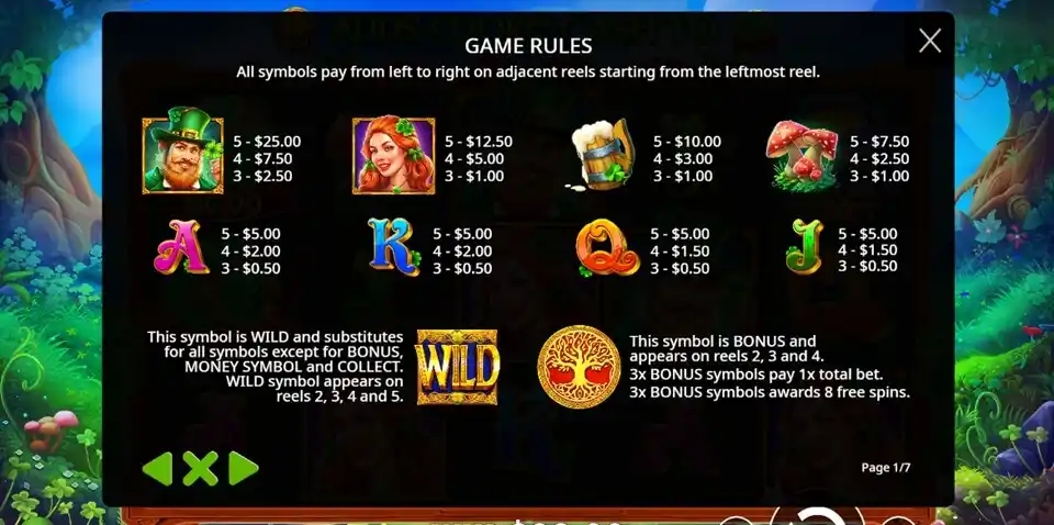 Clover Gold Slot Symbols